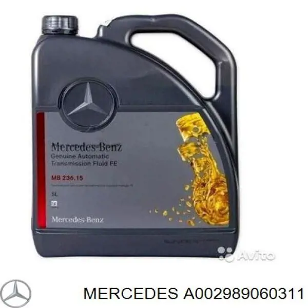 Olej przekładniowy Mercedes A002989060311 cena, od 26,40 USD