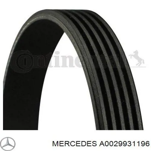 Pas napędowy mechanizmów Mercedes A0029931196 cena, od 17,27 USD