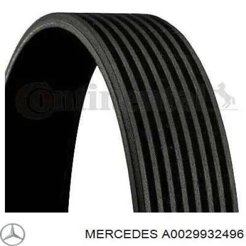 Pas napędowy mechanizmów Mercedes A0029932496 cena, od 19,77 USD