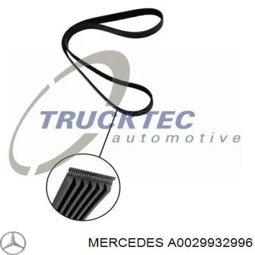 A0029932996 Mercedes Pas napędowy mechanizmów