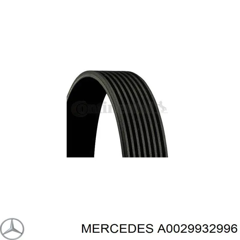 Pas napędowy mechanizmów Mercedes A0029932996 cena, od 24,07 USD