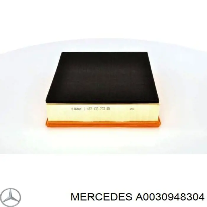Do koszyka A0030948304 Mercedes Filtr powietrza