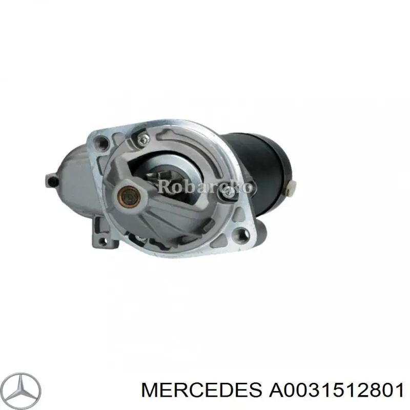 A0031512801 Mercedes Rozrusznik