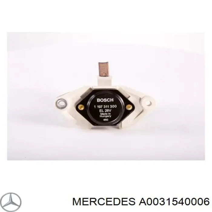 Do koszyka A0031540006 Mercedes Regulator alternatora (przekaźnik ładowania)