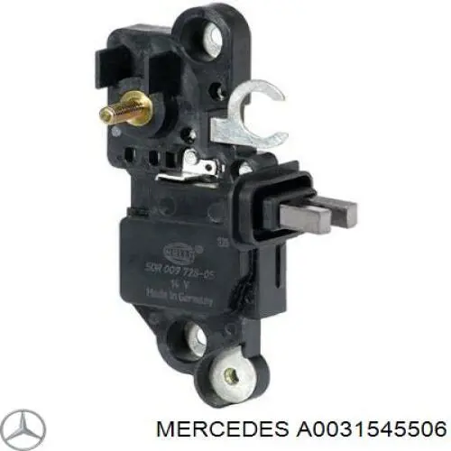 Regulator alternatora (przekaźnik ładowania) A0031545506 Mercedes