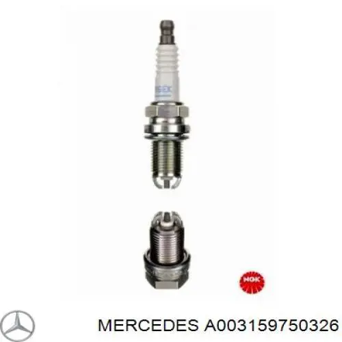 Do koszyka A003159750326 Mercedes Świeca zapłonowa