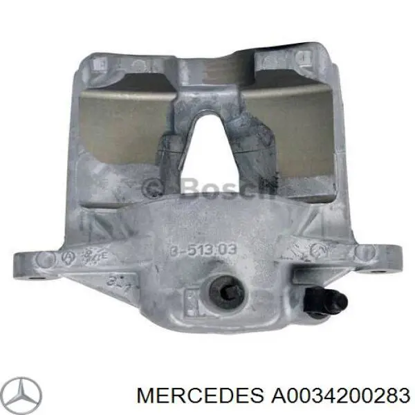 Do koszyka A0034200283 Mercedes Zacisk hamulcowy przedni prawy