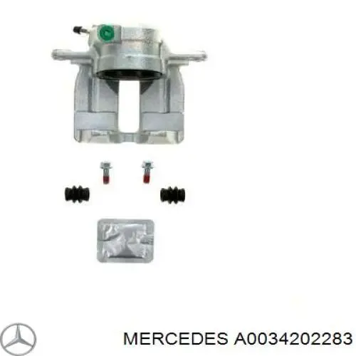 Do koszyka A0034202283 Mercedes Zacisk hamulcowy przedni prawy