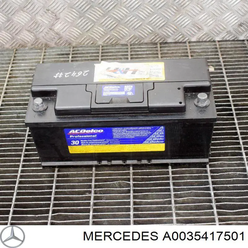 Bateria (akumulator) Mercedes A0035417501 cena, od 27,53 USD