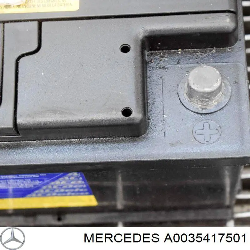 Do koszyka A0035417501 Mercedes Bateria (akumulator)