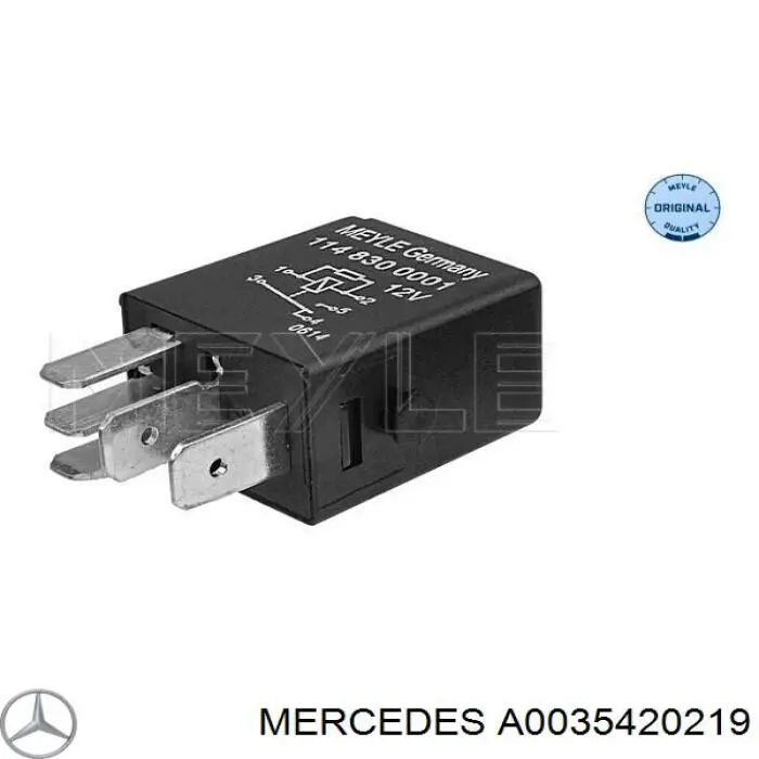 A0035420219 Mercedes Elektryczne przekaźnik wielofunkcyjne