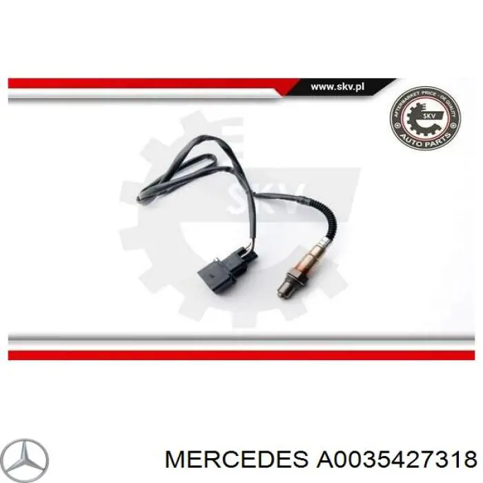 A0035427318 Mercedes Sonda lambda czujnik tlenu przed katalizatorem