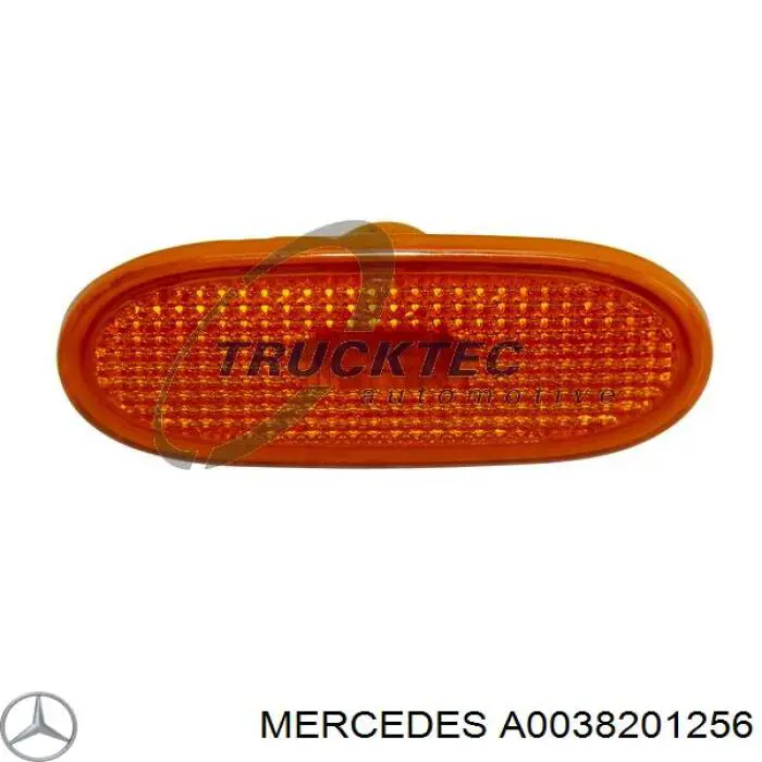 Do koszyka A0038201256 Mercedes Lampa pozycyjna boczna (furgon)