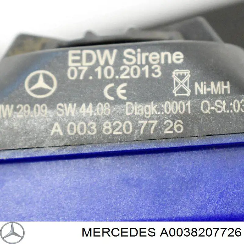 Do koszyka A0038207726 Mercedes 