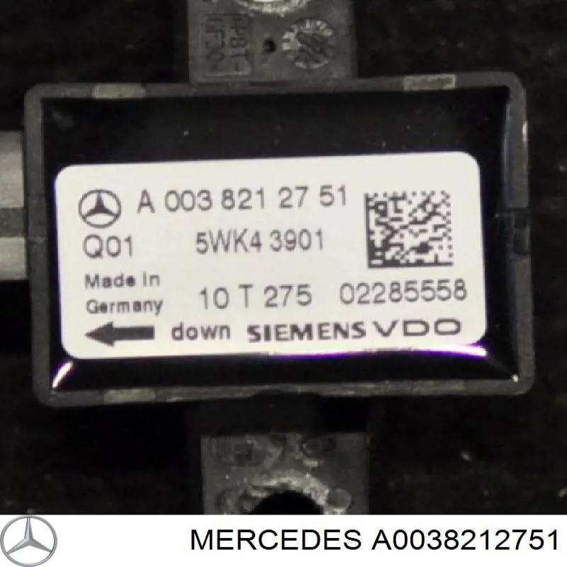 Czujnik AIRBAG przedni Mercedes A0038212751 cena, od 47,67 USD