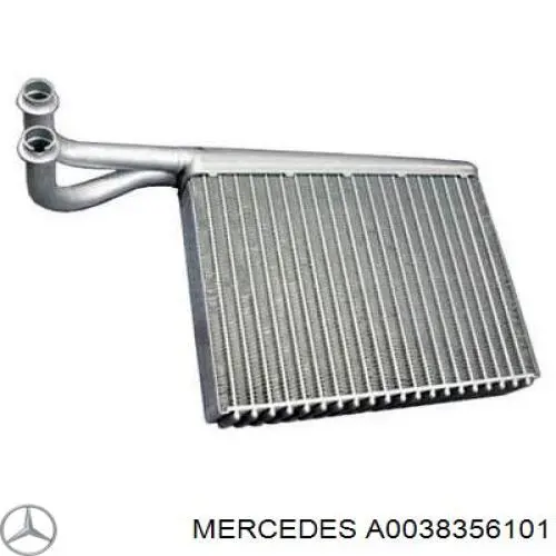 A0038356101 Mercedes Chłodnica nagrzewnicy (ogrzewacza)