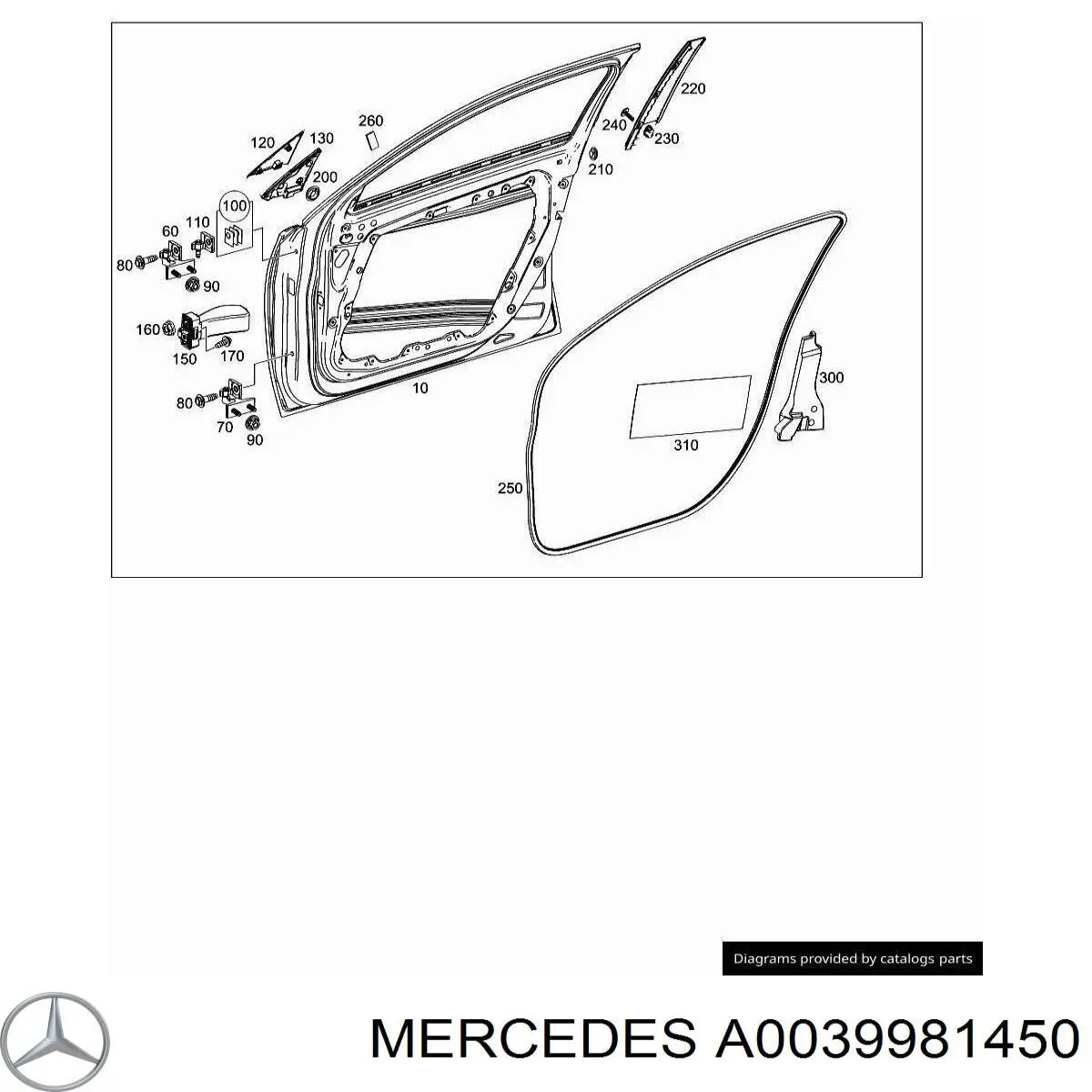A0039975586 Mercedes Wkładka dna nadwozia