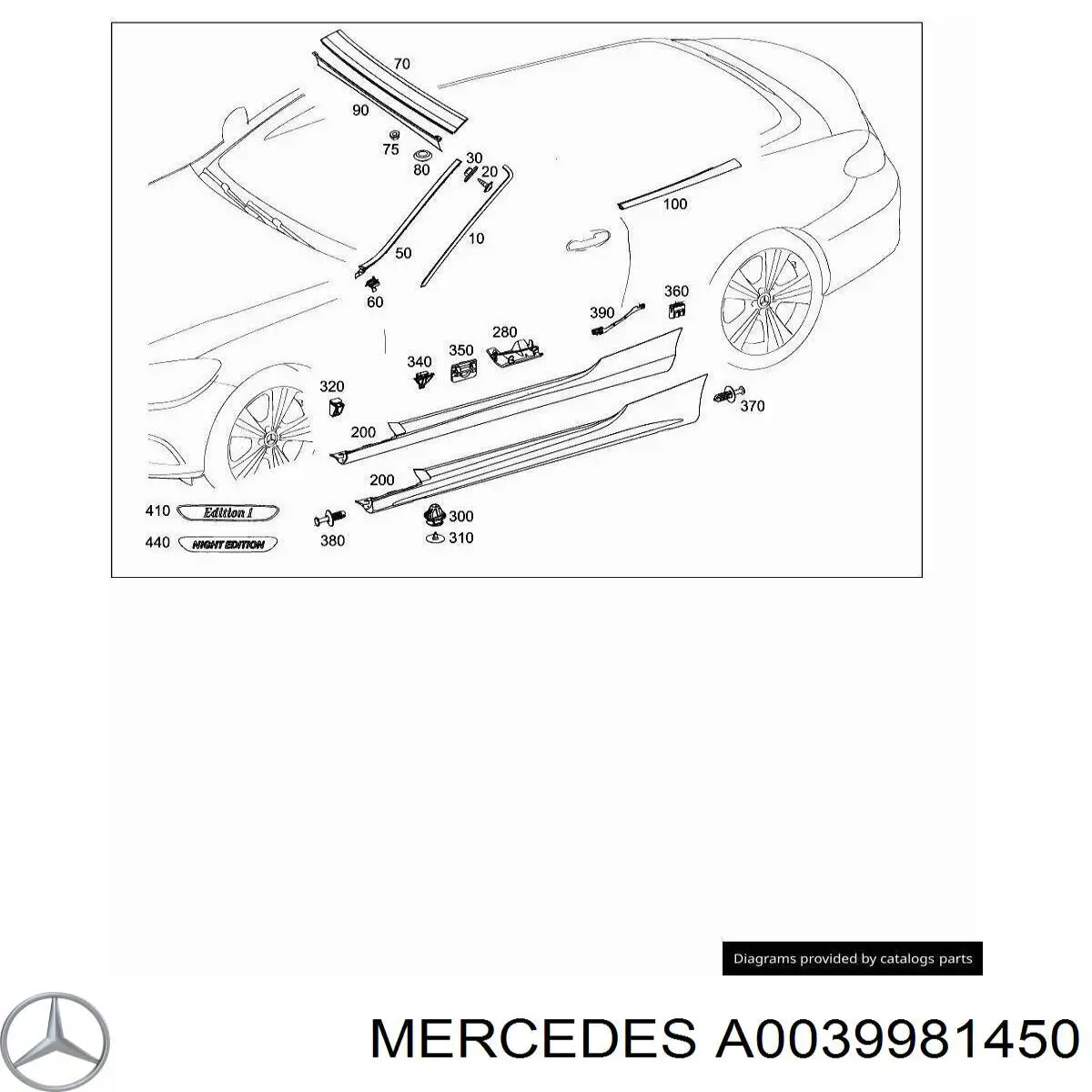 Wkładka dna nadwozia Mercedes A0039975586 cena, od 5,28 USD