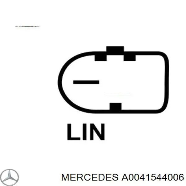 A0041544006 Mercedes regulator alternatora (przekaźnik ładowania)