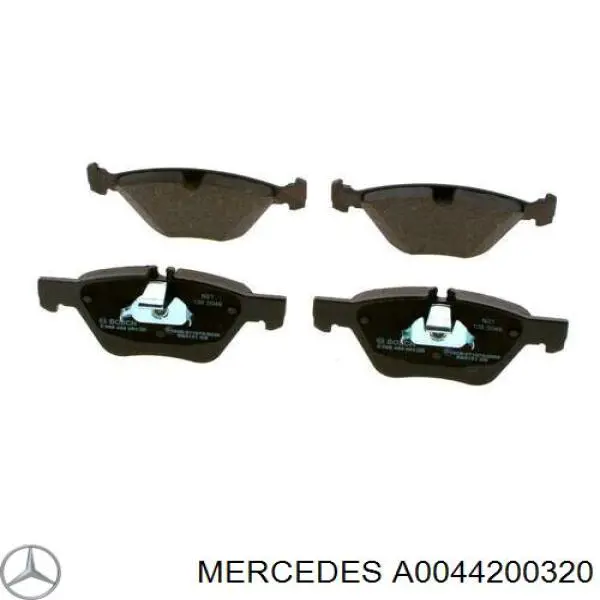A0044200320 Mercedes Klocki hamulcowe przednie tarczowe