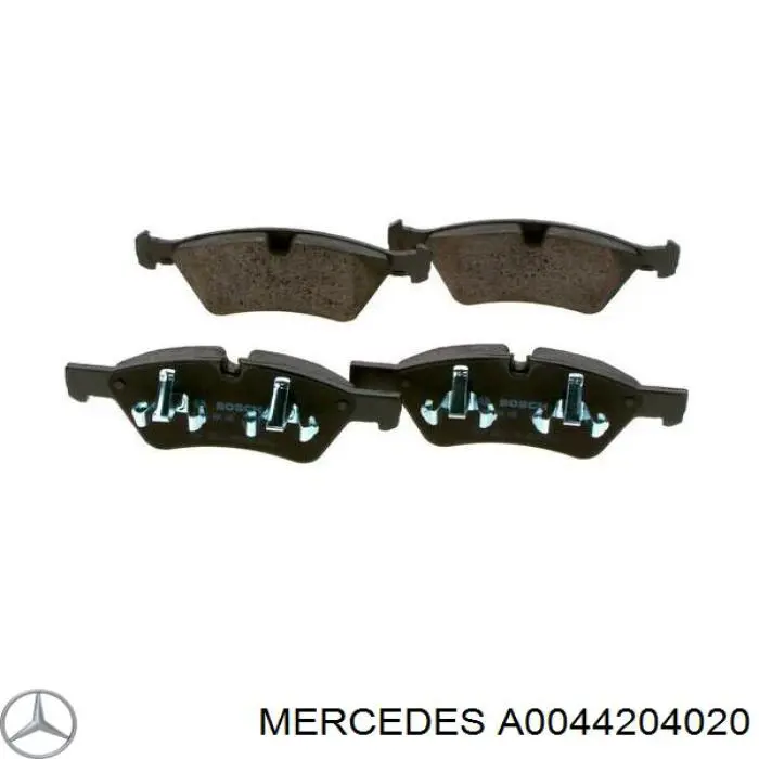 A0044204020 Mercedes Klocki hamulcowe przednie tarczowe