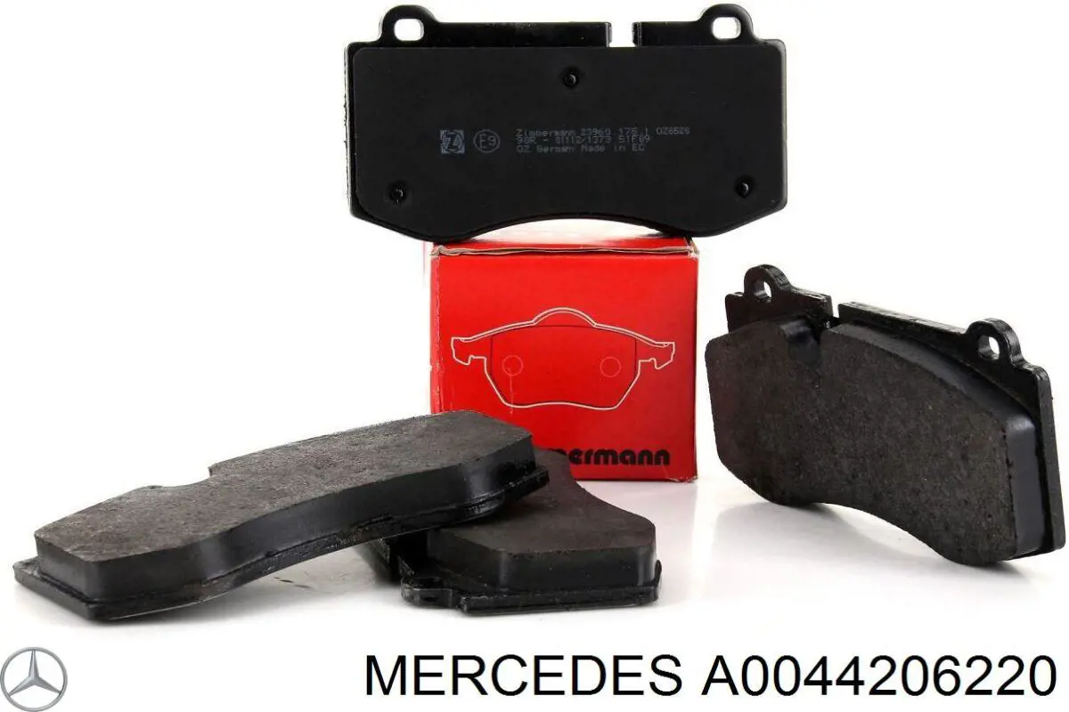 Klocki hamulcowe przednie tarczowe Mercedes A0044206220 cena, od 31,91 USD