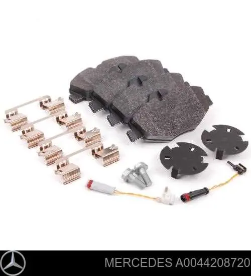 A0044208720 Mercedes Klocki hamulcowe przednie tarczowe