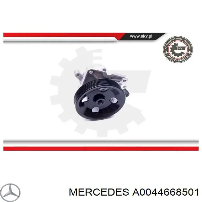 Pompa wspomagania hydraulicznego kierownicy Mercedes A0044668501 cena, od 158,00 USD