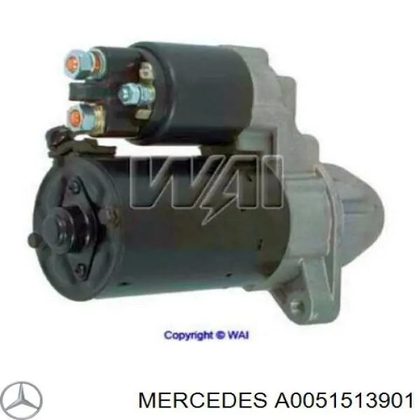Rozrusznik Mercedes A0051513901 cena, od 71,51 USD