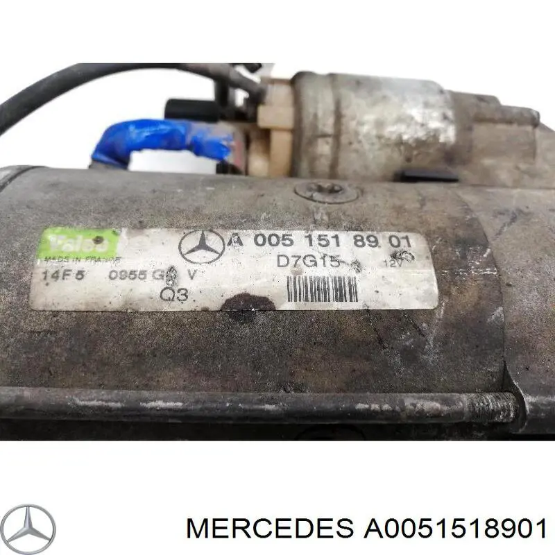 A0051518901 Mercedes Rozrusznik