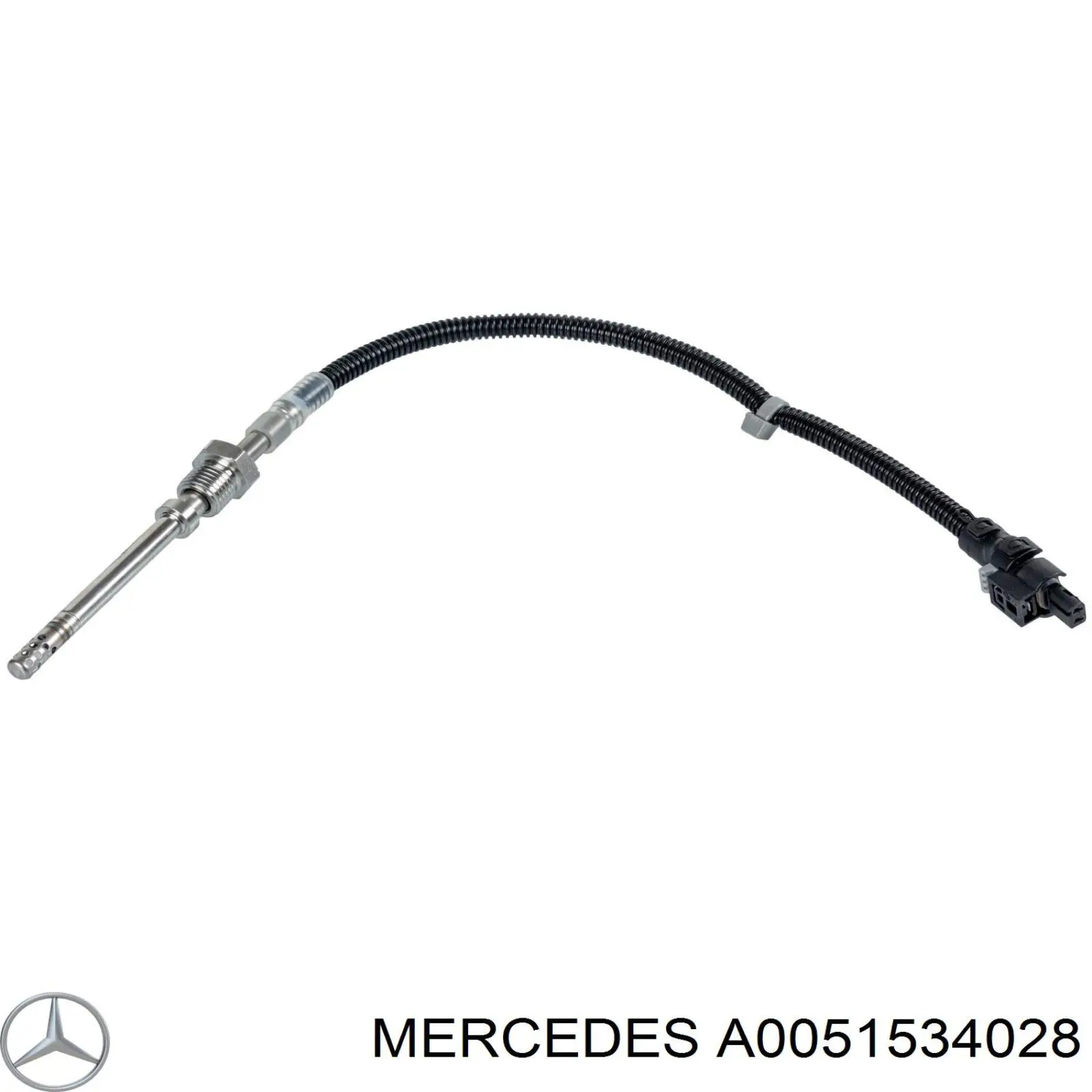 Do koszyka A0051534028 Mercedes Czujnik temperatury spalin, w katalizatorze