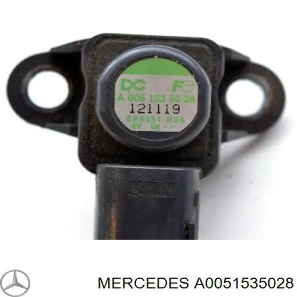 Czujnik ciśnienia w kolektorze ssącym, MAP Mercedes A0051535028
