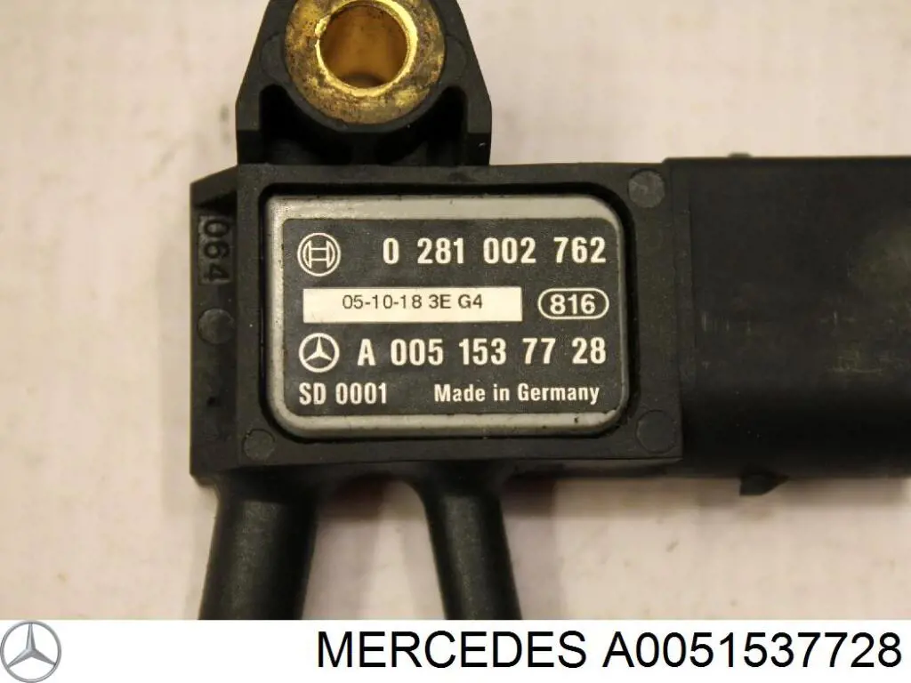 Czujnik ciśnienia spalin Mercedes A0051537728 cena, od 26,95 USD