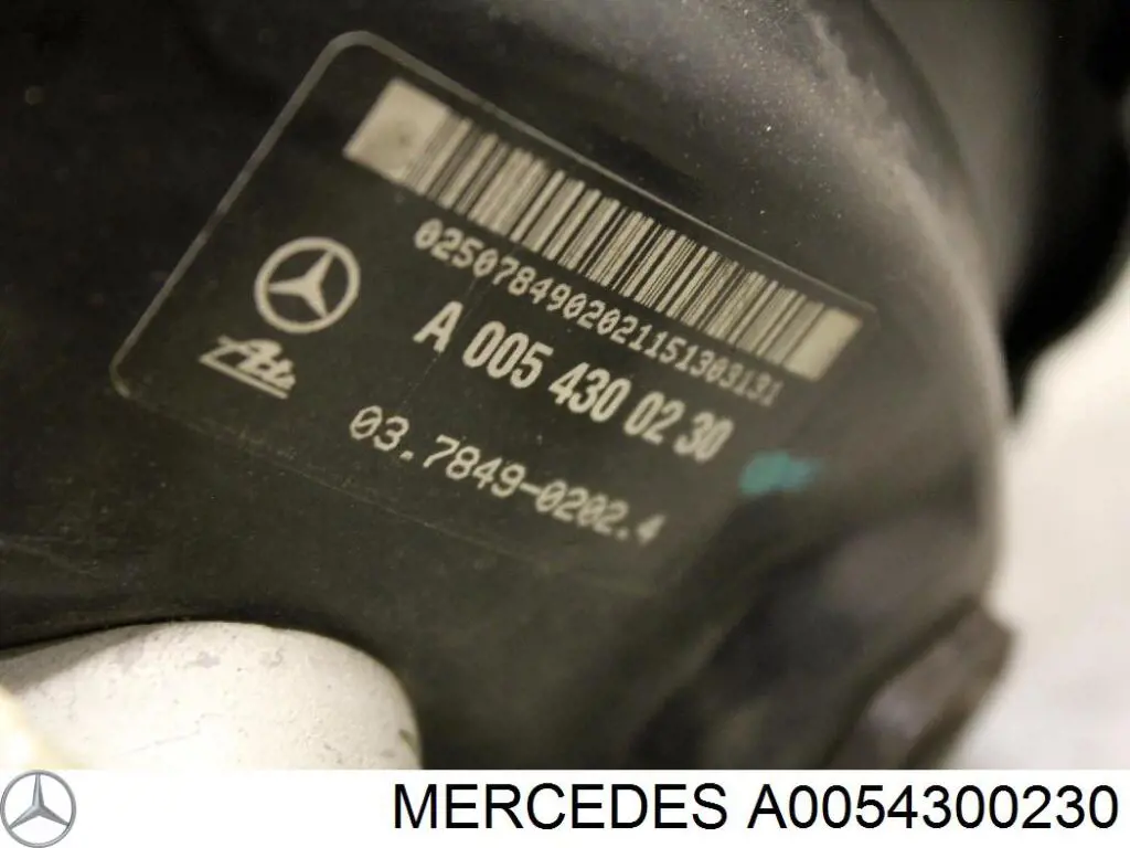 Do koszyka A005430553028 Mercedes Wzmacniacz próżniowy hamulców
