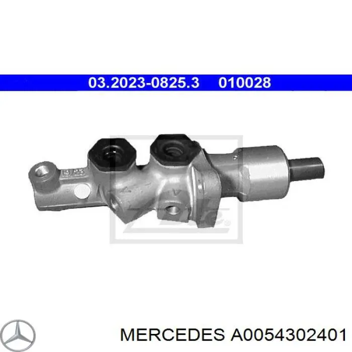 Główny cylinder hamulców Mercedes A0054302401 cena, od 80,02 USD