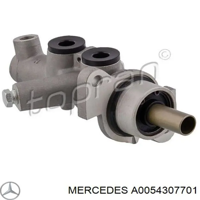 Główny cylinder hamulców Mercedes A0054307701 cena, od 54,48 USD