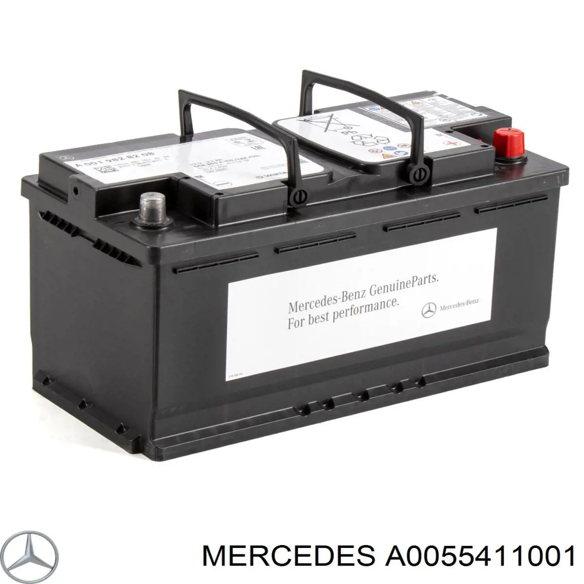 Do koszyka A0055411001 Mercedes Bateria (akumulator)