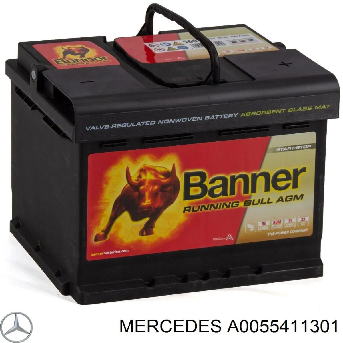 Do koszyka A0055411301 Mercedes Bateria (akumulator)