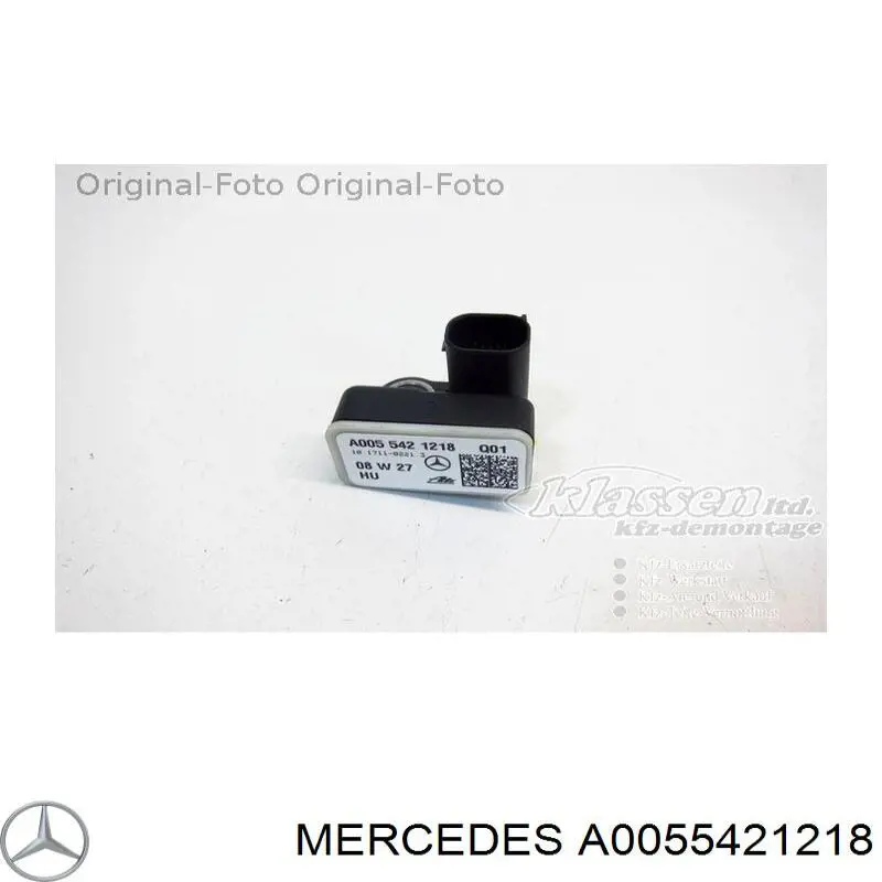 A0055421218 Mercedes Czujnik przyspieszenia pionowego