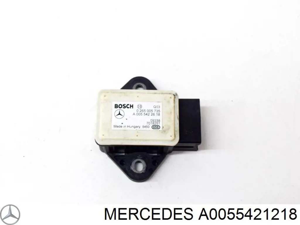 Do koszyka A0055421218 Mercedes Czujnik przyspieszenia pionowego