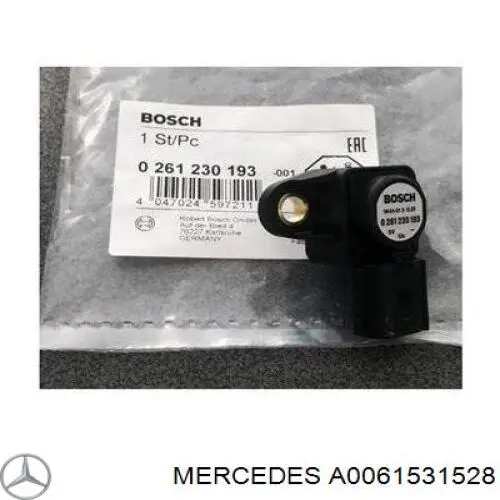 Czujnik ciśnienia doładowania (powietrza w turbinę) Mercedes A0061531528 cena, od 25,70 USD