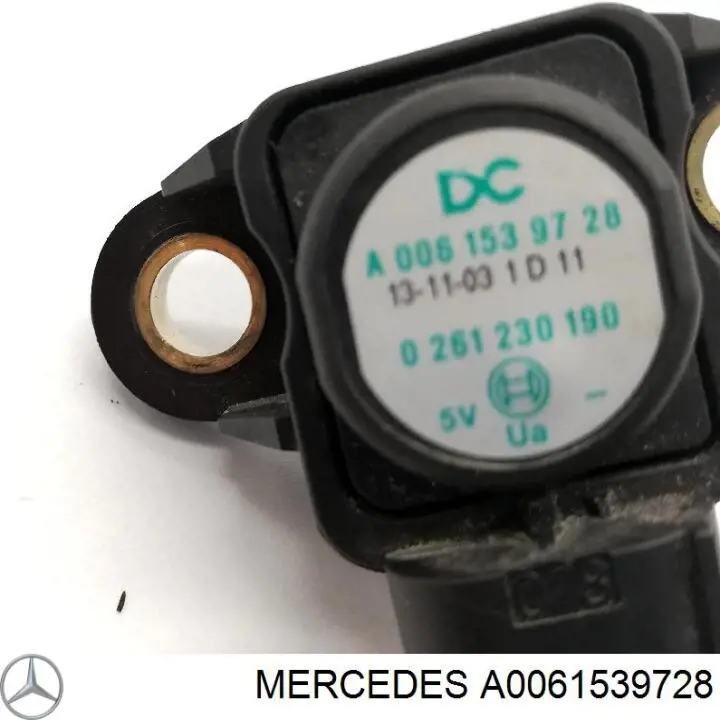 Do koszyka A0061539728 Mercedes Czujnik ciśnienia w kolektorze ssącym, MAP