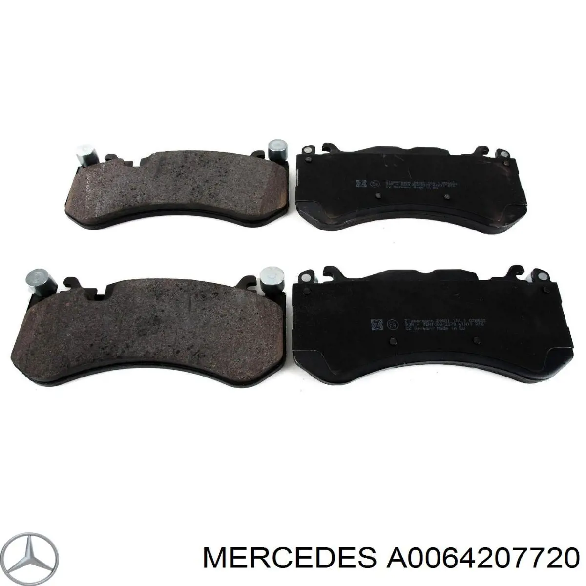 A0064207720 Mercedes Klocki hamulcowe przednie tarczowe