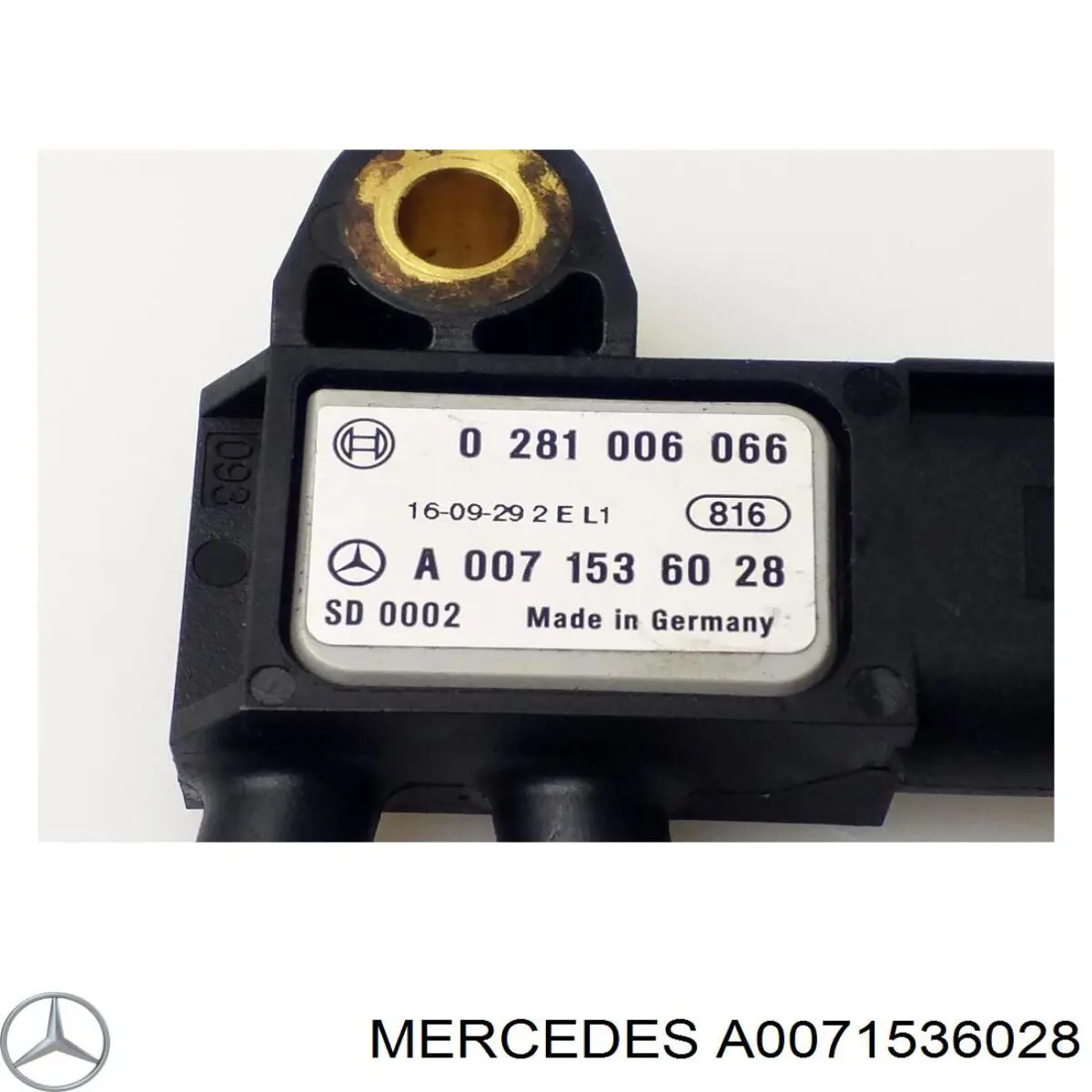 A0071536028 Mercedes Czujnik ciśnienia spalin