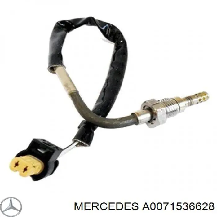 Do koszyka A0071536628 Mercedes Czujnik temperatury spalin, przed katalizatorem