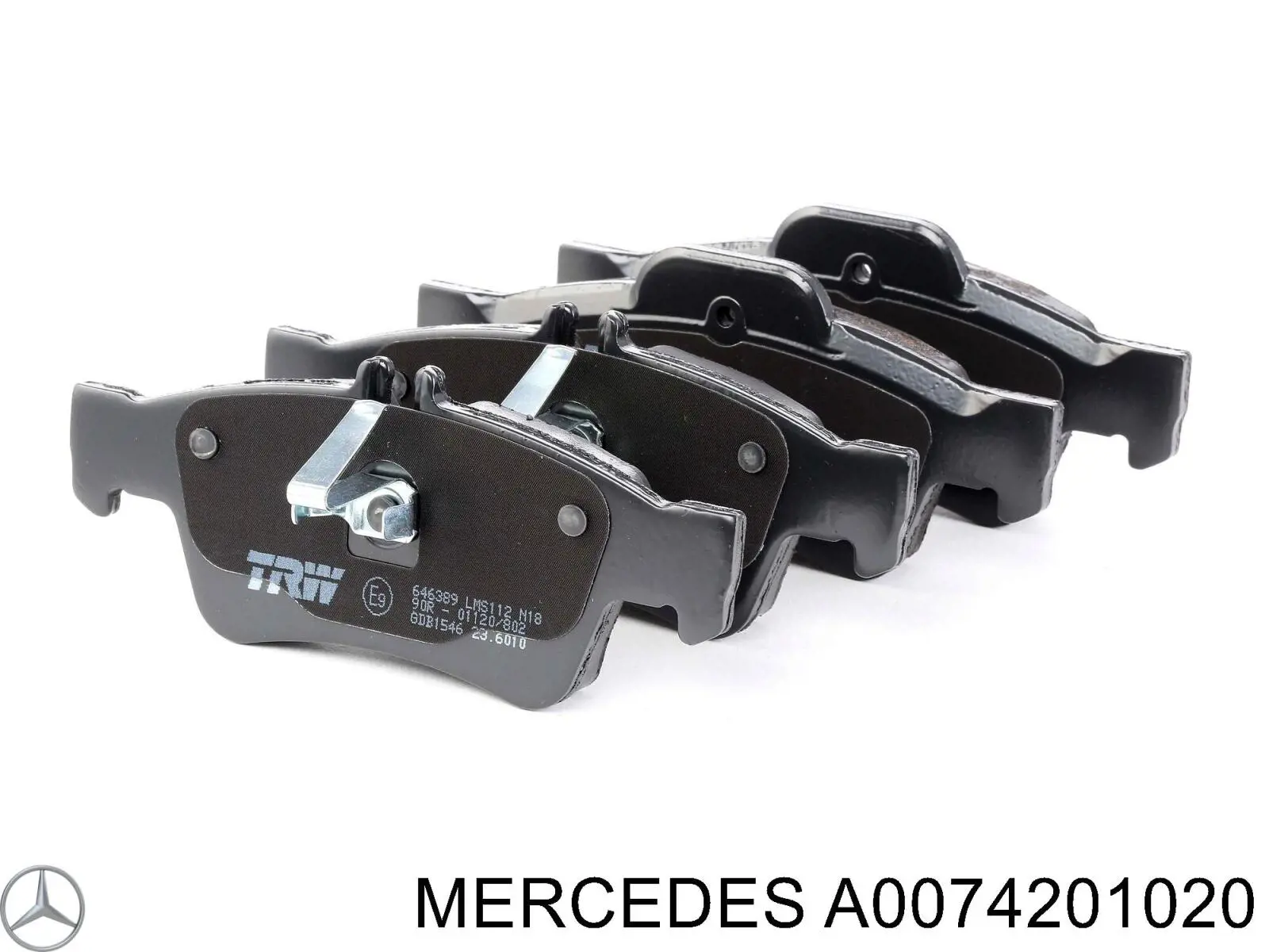 Okładziny (klocki) do hamulców tarczowych tylne Mercedes A0074201020 cena, od 24,77 USD
