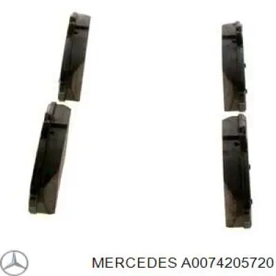 Klocki hamulcowe przednie tarczowe A0074205720 Mercedes