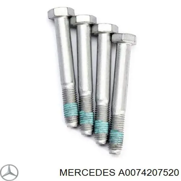 Klocki hamulcowe przednie tarczowe Mercedes A0074207520