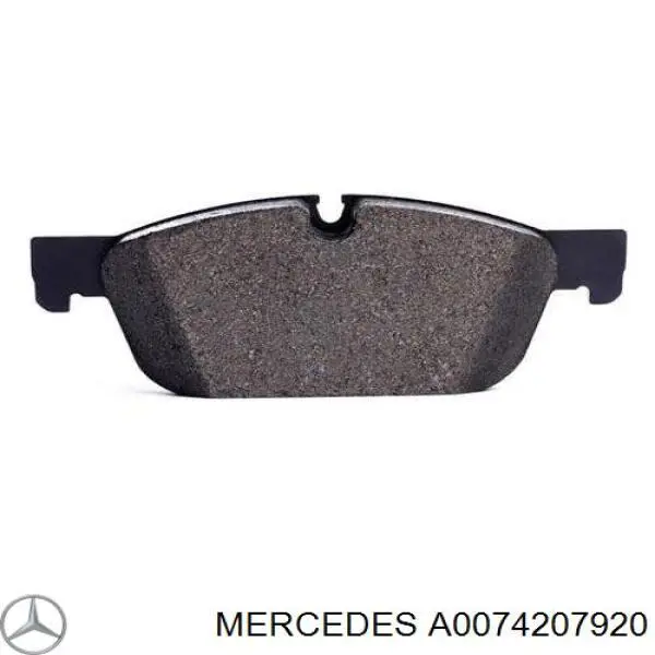 Klocki hamulcowe przednie tarczowe Mercedes A0074207920 cena, od 62,00 USD