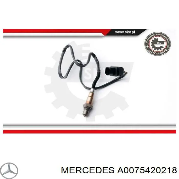 Do koszyka 0075420218 Mercedes Sonda lambda czujnik tlenu przed katalizatorem